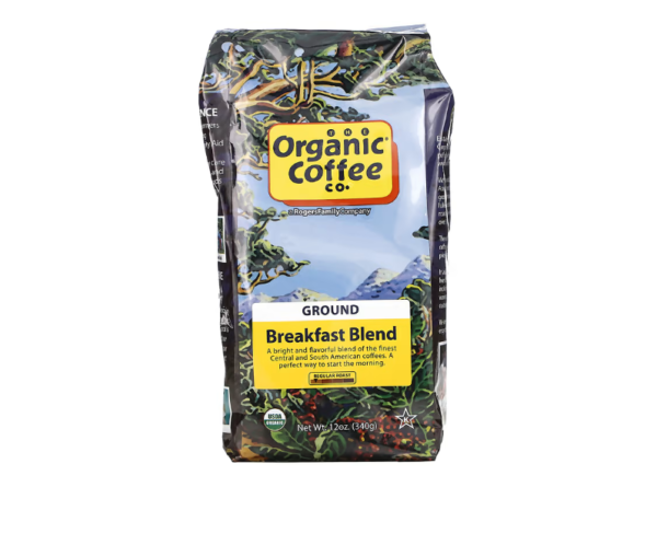 rganic Coffee Co., Breakfast Blend, Ground, Regular Roast, 12 oz (340 g)