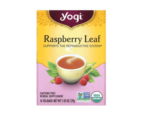 Yogi Tea, Raspberry Leaf, Caffeine Free, 16 Tea Bags, 1.02 oz (29 g)